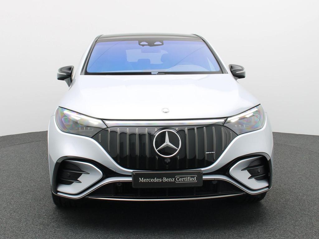 Mercedes-Benz EQE SUV 43 4MATIC Night Edition + NAPPA + PANO, Autos, Mercedes-Benz, Argent ou Gris, Achat, Entreprise, 468 km