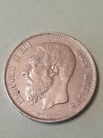 5 frank zilver leopold 2 prachtige munt van 1868, Monnaie en vrac, Argent, Enlèvement, Argent