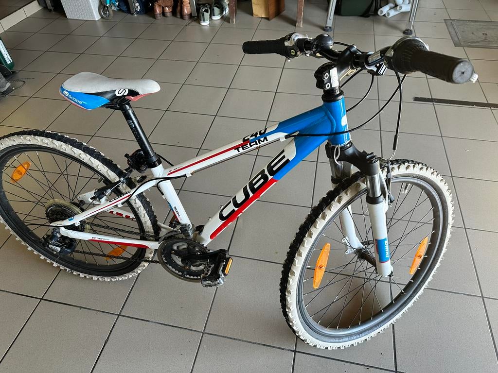 Kinderfiets mtb cube 24 inch, Ophalen, Gebruikt