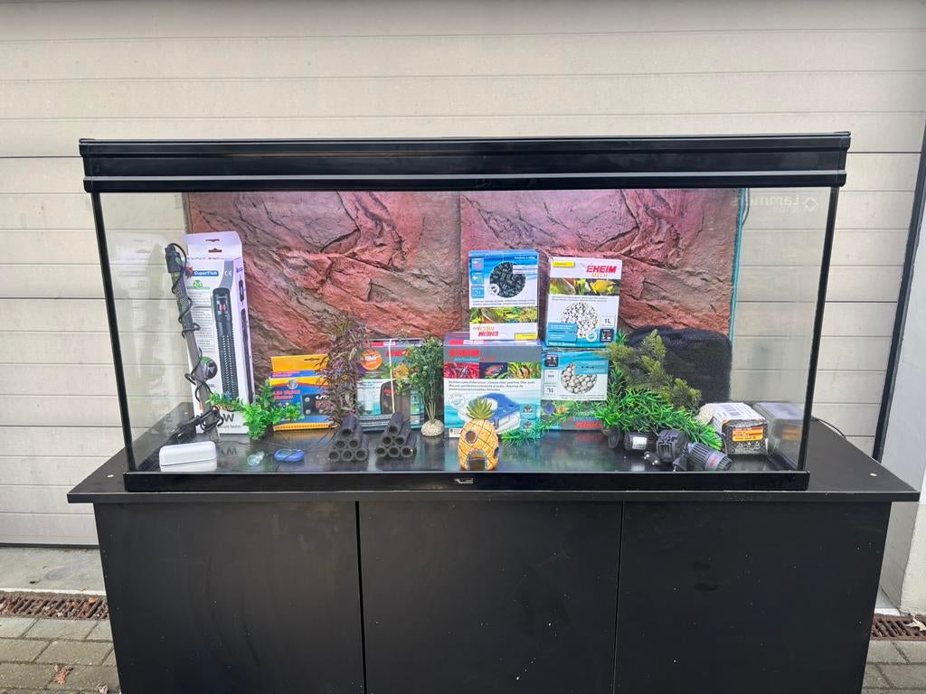 Aqualantis 240L met eheim professional 4+ 600 pomp, Aquatlantis, Comme neuf, Enlèvement, Chauffage