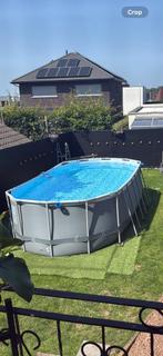 Bestway power steel zwembad, Enlèvement, Comme neuf, Ovale