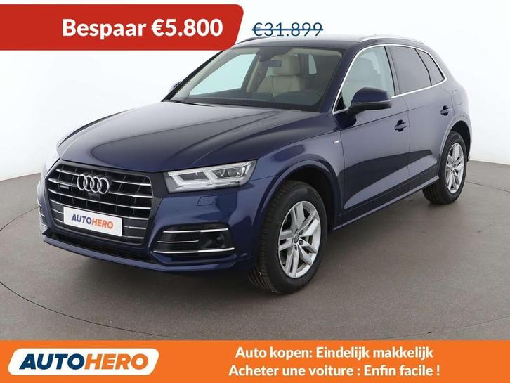 Audi Q5 55 TFSIe quattro sport (bj 2020, automaat), Auto's, Audi, Te koop, Q5, 360° camera, 4x4, ABS, Adaptive Cruise Control