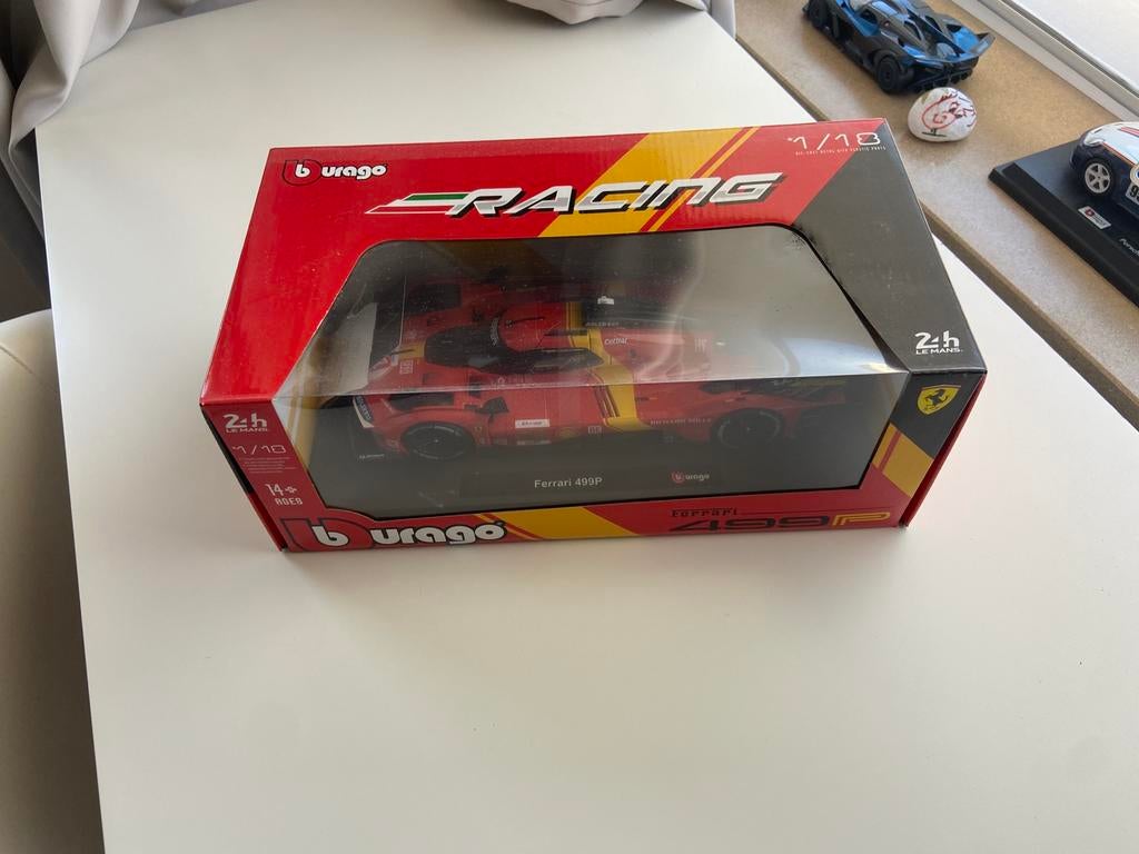 Burago Ferrari 499P  #51 1/18 modelauto, Hobby en Vrije tijd, Modelauto's | 1:18, Ophalen, Nieuw, Auto, Burago