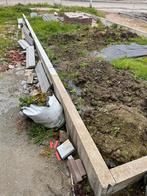 10 betonnen keerwanden 50cm hoogte 2 meter lang, Doe-het-zelf en Bouw, Ophalen, Gebruikt