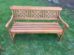 Teakhouten tuinbank, 2 beschikbaar, Tuin en Terras, Ophalen, Zo goed als nieuw