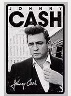 Plaque en métal vintage Johnny Cash (30x20cm), Vintage, Enlèvement ou Envoi, Neuf