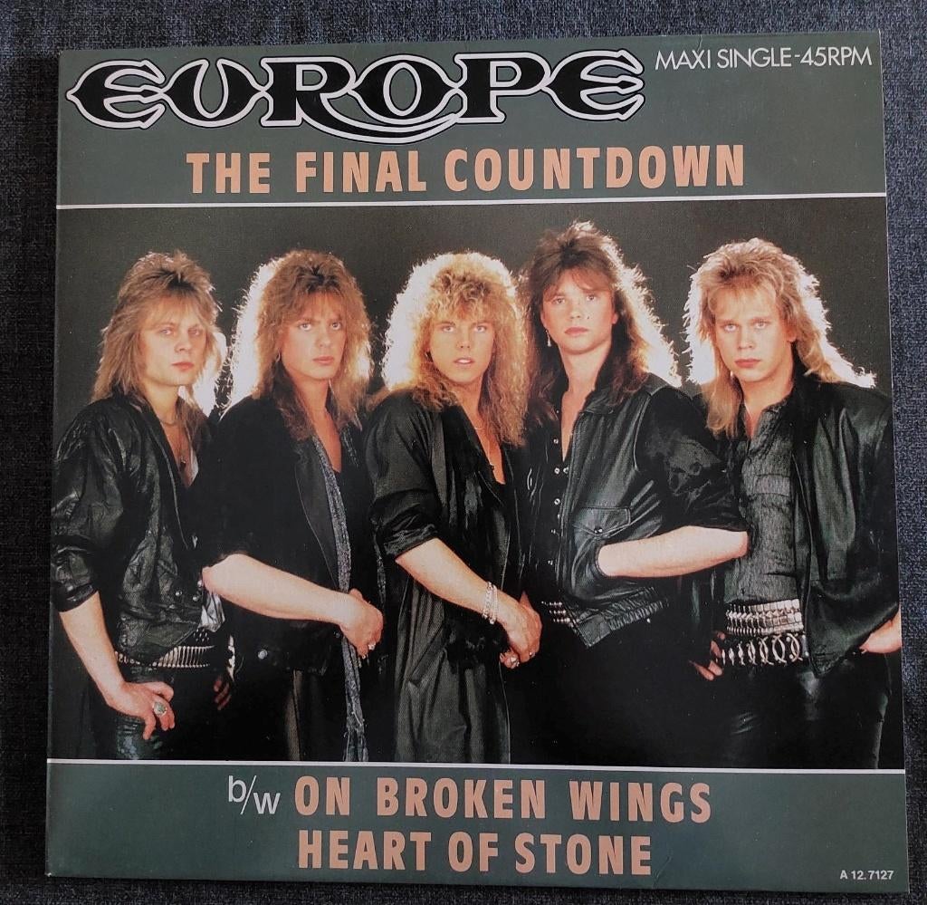Europe – The Final Countdown (1986)(MAXI), CD & DVD, Vinyles | Rock, 12 pouces, Enlèvement ou Envoi