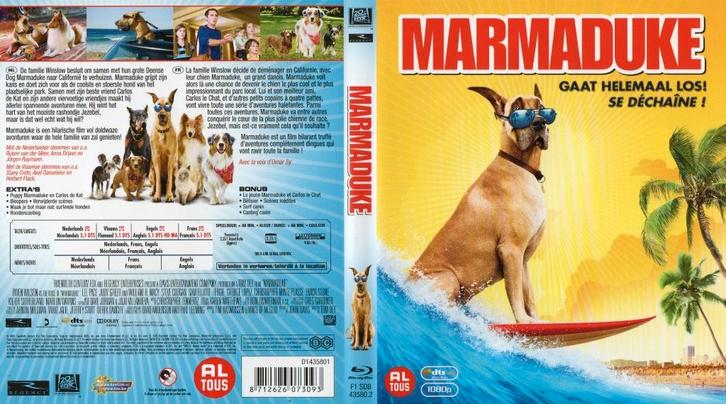 marmaduke (blu-ray) nieuw, Cd's en Dvd's, Blu-ray, Zo goed als nieuw, Overige genres, Ophalen of Verzenden