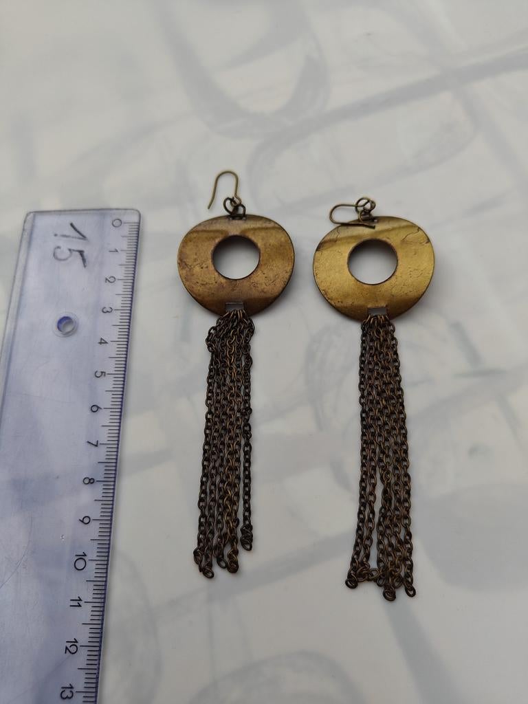 Metalen oorbellen, Ophalen of Verzenden