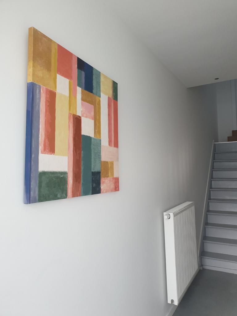 Canvas abstracte Kunst, Ophalen