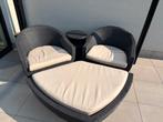 Love seat tuinset/ligzetel met kussens, Ophalen, Wicker, Tuinset