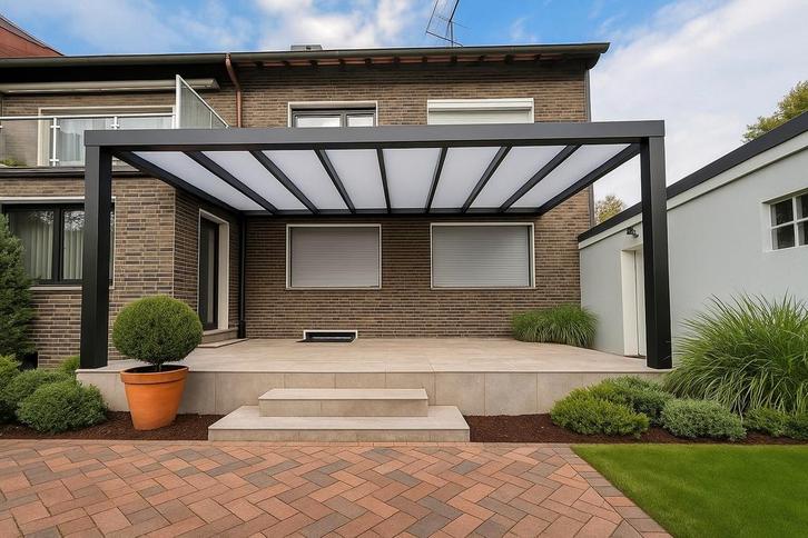 veranda carport tuinoverkapping terrasoverkapping zonwering, Tuin en Terras, Overkappingen, Veranda, Ophalen of Verzenden