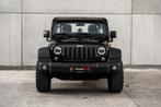Jeep Wrangler 2.8CRD Sport Unlimited-Soft Top-Manueel-Ledbar, Auto's, Euro 5, 4 cilinders, Zwart, Bedrijf