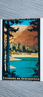 postkaart van Franse spoorwegen, Gérardmer, Envoi, Non affranchie, France