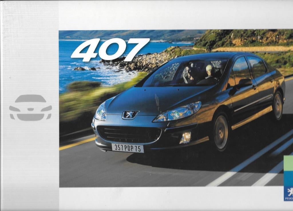 PEUGEOT 407  dealerbrochure, Livres, Autos | Brochures & Magazines, Enlèvement ou Envoi, Comme neuf, Peugeot