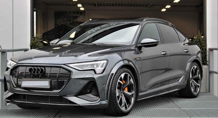 Audi Q8 e-tron S sportback  quattro 503PK, Auto's, Audi, Particulier, e-tron, 360° camera, 4x4, ABS, Achteruitrijcamera, Adaptieve lichten