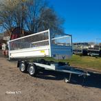 Dubbelas 750kg electrische kipper met loofrekken NIEUWSTAAT!, Enlèvement