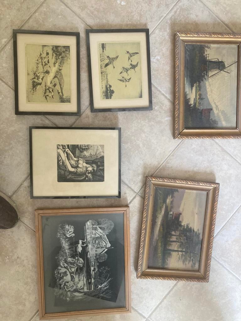 Schilderijen, Ophalen