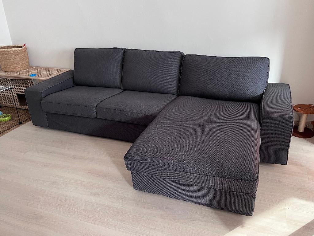 Hoekbank (met chaise longue) - Zo goed als nieuw!, Ophalen, 250 tot 300 cm, Driepersoons, Zo goed als nieuw