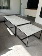 Juntoo salontafel carrara marmer, Huis en Inrichting, Tafels | Salontafels, Ophalen, Zo goed als nieuw