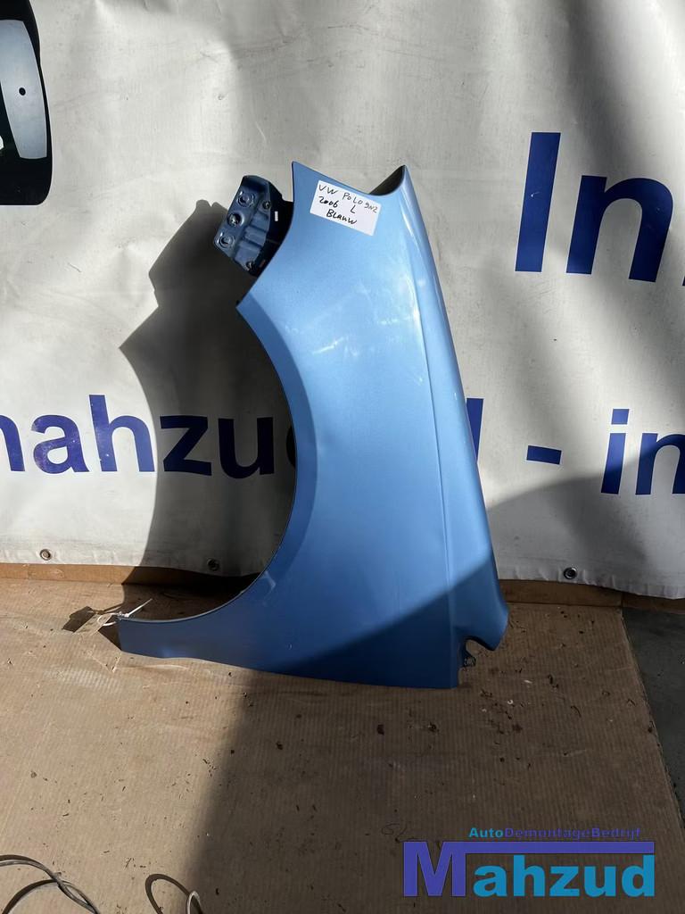 VW POLO 9N2 Blauw links voorscherm scherm zijscherm, Autos : Pièces & Accessoires, Carrosserie & Tôlerie, Volkswagen, Avant, Gauche