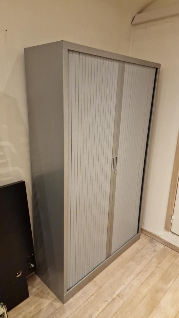 Armoire de bureau métallique à rideaux 200cm de hauteur, Enlèvement