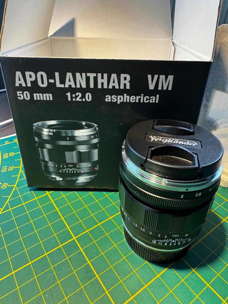 Voigtländer APO-Lanthar 50mm f/2 VM (M-mount), Enlèvement ou Envoi, Utilisé, Lentille standard