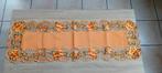 Chemin de table brodé orange 114 x 38 cm, Enlèvement ou Envoi, Neuf, Rectangle, Intérieur