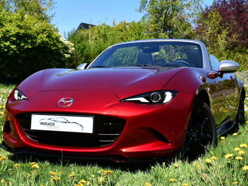 Mazda MX-5 MX-5 1.5i Skyactiv-G Exclusive-Line NEW NEW NEW, Auto's, Gebruikt, Zwart, 4 cilinders, Cabriolet