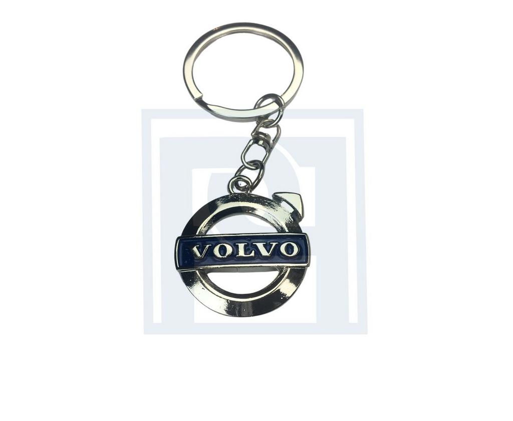 Volvo Sleutelhanger Volvo chroom rond - niet direct op voorr, Ophalen of Verzenden, Nieuw