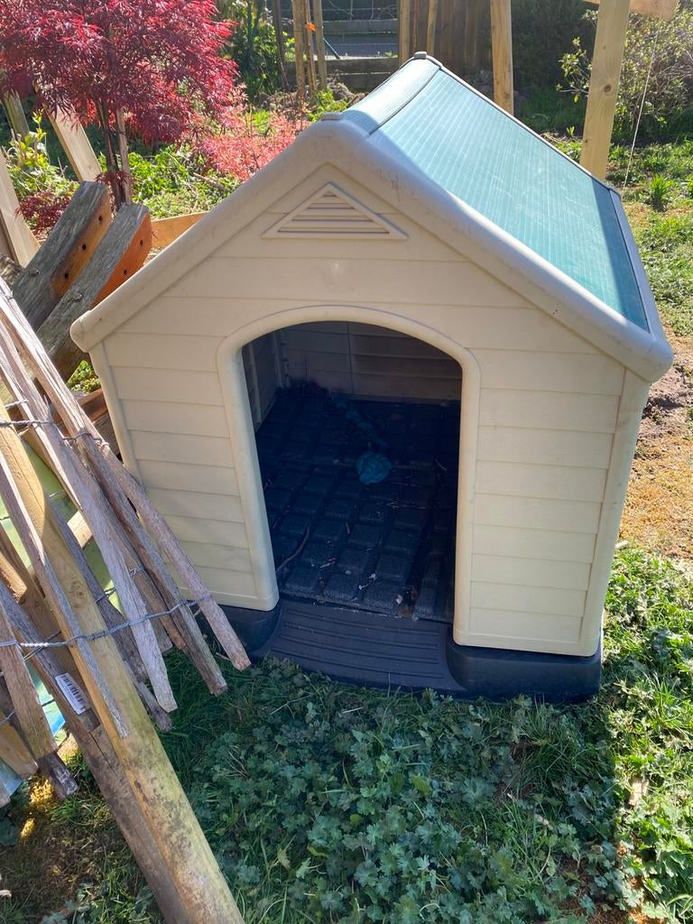 Keter hondenhok, Ophalen, Gebruikt, Hondenhok