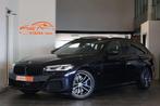 BMW 5 Serie 530 530e xDrive M-PACK *BTW* Camera TrekH Garant, Auto's, Automaat, Gebruikt, 4 cilinders, Blauw