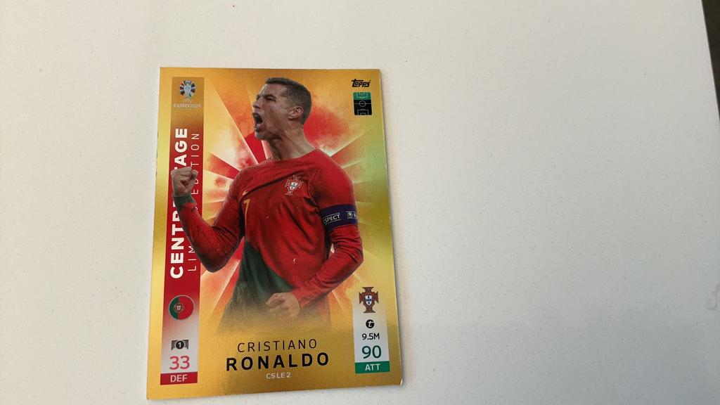 Euro2024 Voetbalkaart Cristiano Ronaldo euro2024, Enlèvement