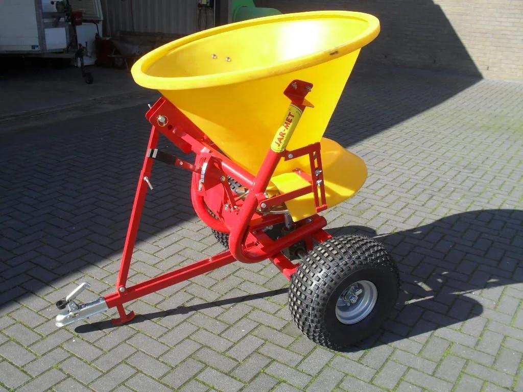 Jar-Met Wielaangedreven getrokken kunstmeststrooier / zoutst, Overige, Gewasbescherming en Bemesting