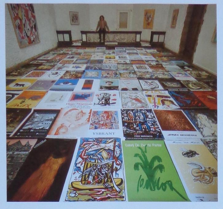 GALERIE DE ZWARTE PANTER / AFFICHE / OFFSET / 70x50cm / 1993, Antiquités & Art, Art | Lithographies & Sérigraphies, Enlèvement ou Envoi