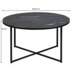 Salontafel marmer, Huis en Inrichting, Tafels | Salontafels, Ophalen of Verzenden, Zo goed als nieuw