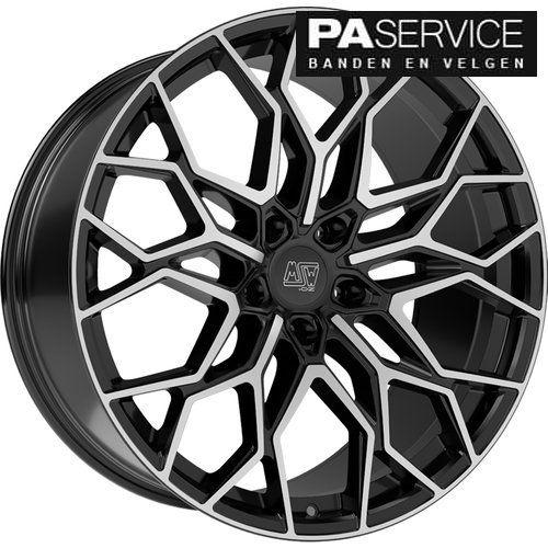 Nw 21 inch FPBlack MSW Audi Q6 Etron zomerset incl Hankook, Auto-onderdelen, Banden en Velgen, Banden en Velgen, Zomerbanden, 21 inch