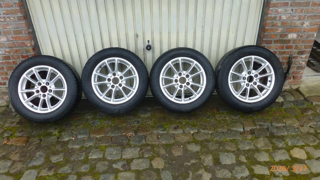 Velgen Banden 225 55 16, Auto-onderdelen, Banden en Velgen, Ophalen, Gebruikt, 16 inch, Banden en Velgen