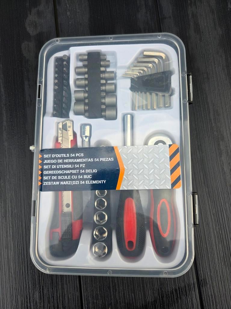 Gereedschapset 54delige.
Nieuw, Ophalen of Verzenden