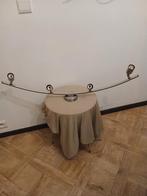 Plafonnier 4 spots incurvé - Acier brossé & Laiton, Maison & Meubles, Métal