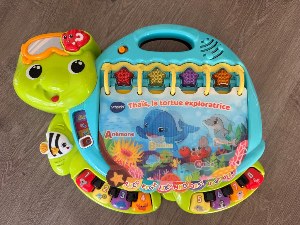 VTech Thais, de ontdekkingsschildpad, Kinderen en Baby's, Speelgoed | Vtech, Gebruikt, Ophalen