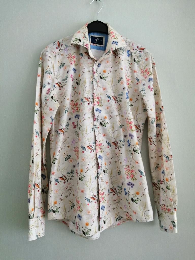 jolie chemise R2Amsterdam taille 37 Small, Envoi, Porté, R2Amsterdam, Tour de cou 38 (S) ou plus petit