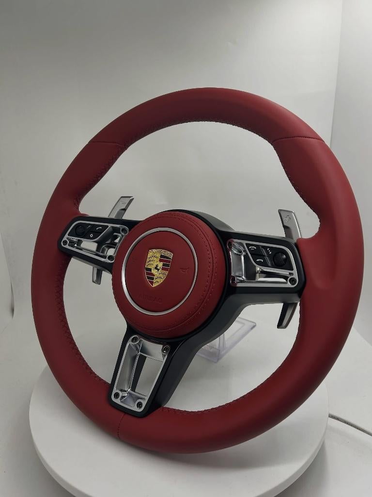 Porsche stuur rood leer upgrade retrofit sportief, Ophalen of Verzenden, Nieuw, Porsche