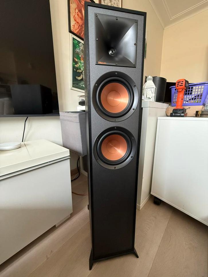 Klipsch R-620F vloerstaande speakers – Met doos, Audio, Tv en Foto, Luidsprekerboxen, Zo goed als nieuw, Ophalen