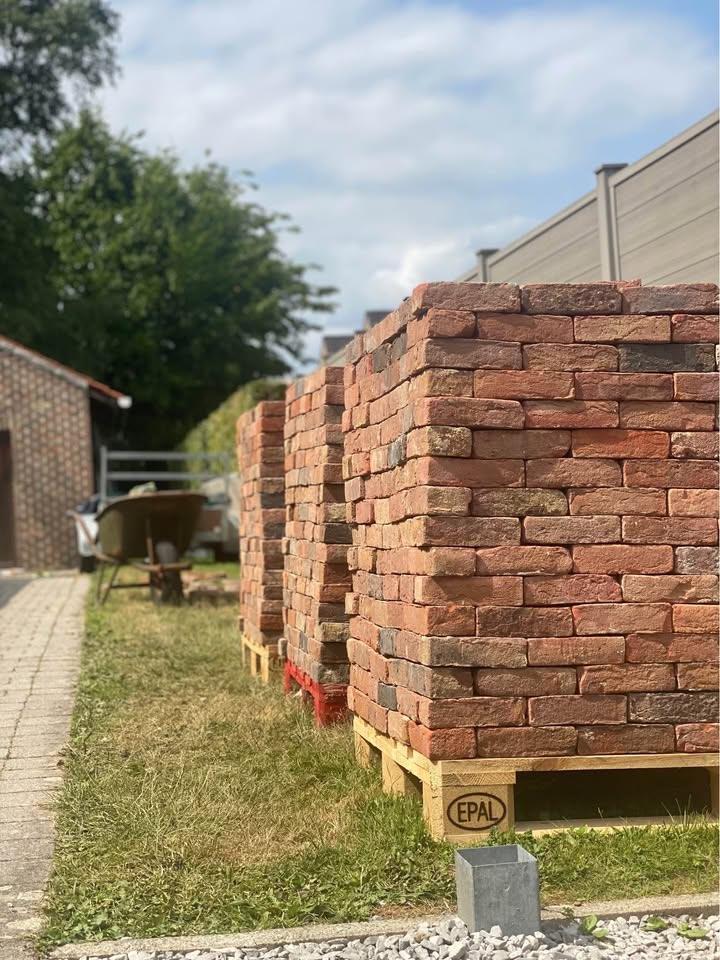 Recup bakstenen (oude klampsteen), Doe-het-zelf en Bouw, Metselstenen, Gebruikt, Bakstenen, Ophalen