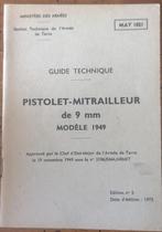 Livret technique militaire arme Mat49 PA50, Collections, Envoi, Autres, Autres types