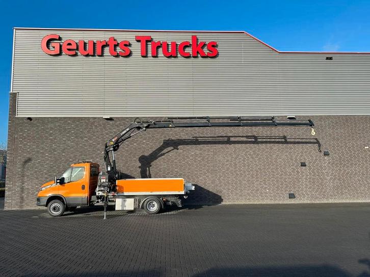 Iveco Daily 72 180 4x2 HAAKARM+ AFZETCONTIANER MET HIAB X-HI, Auto's, Vrachtwagens, Iveco, Overige brandstoffen, Euro 6, Handgeschakeld