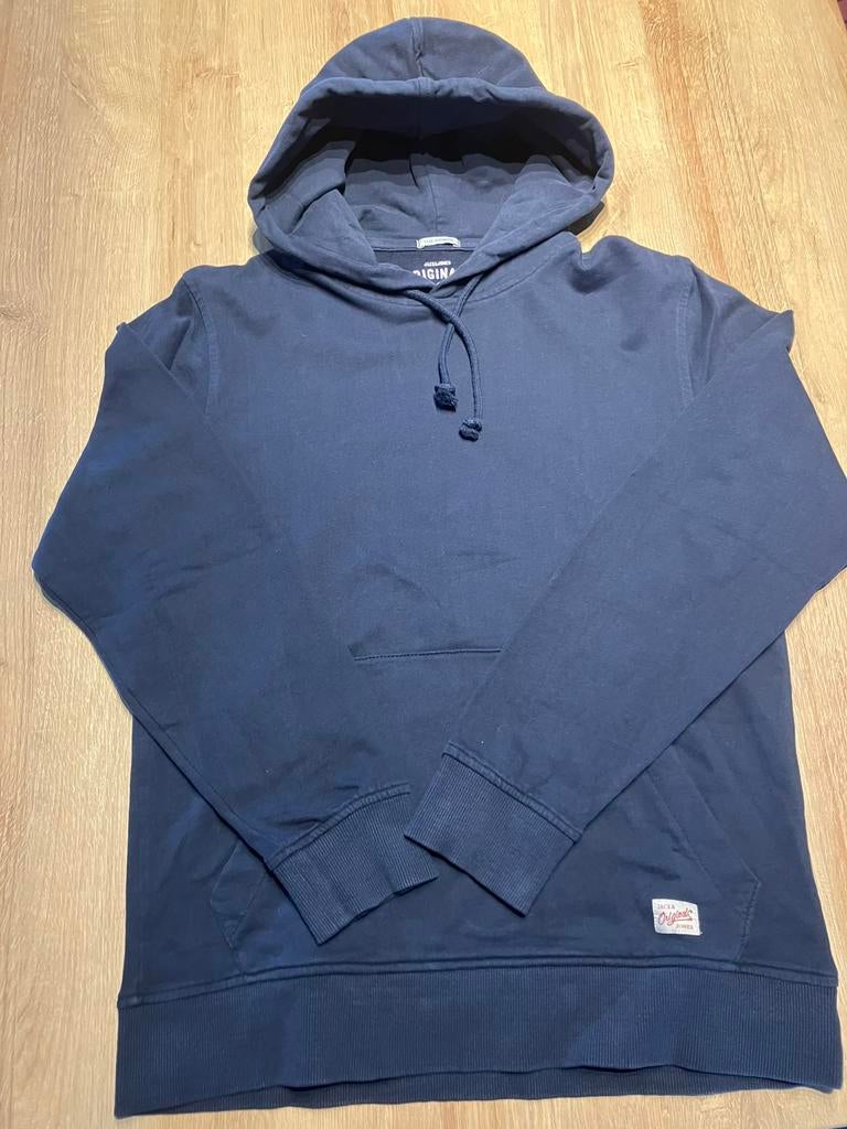 Hoody Jack&Jones, Ophalen, Zo goed als nieuw, Maat 48/50 (M), Blauw