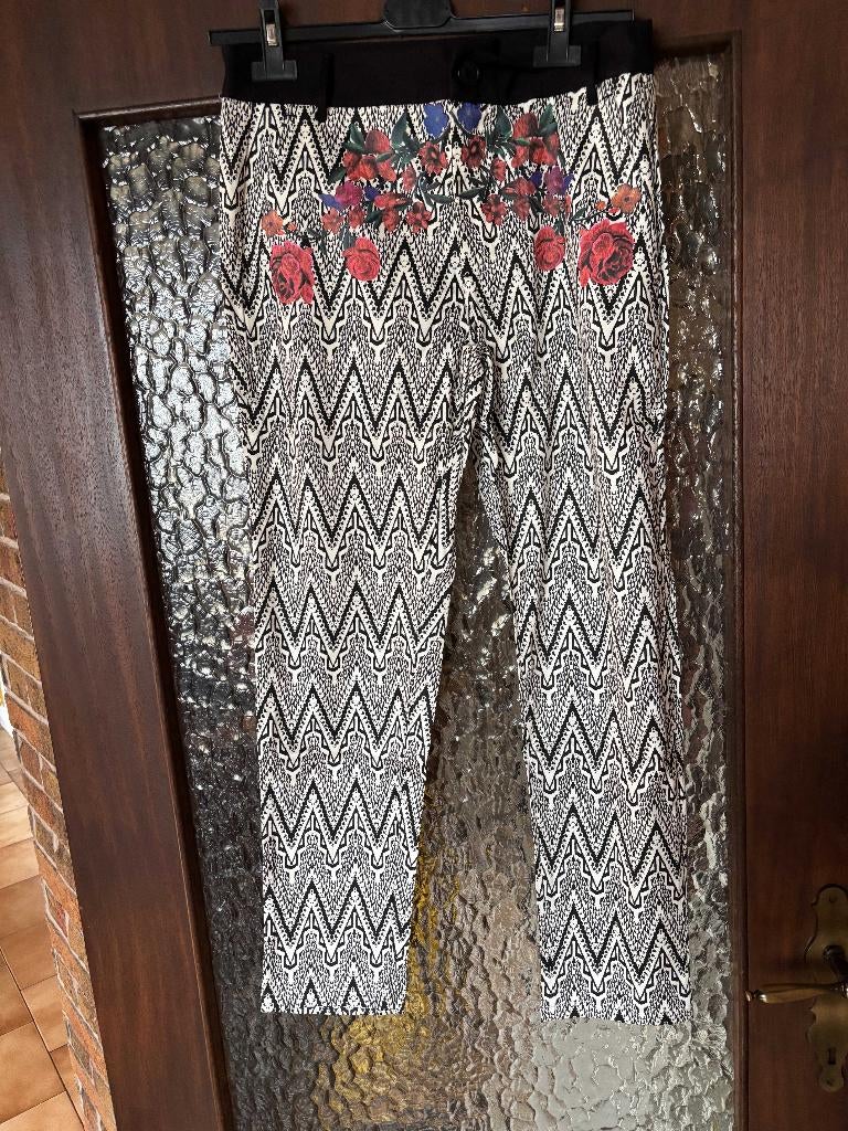 Désigual broek - T.36, Geel, Ophalen of Verzenden, Zo goed als nieuw, Lang