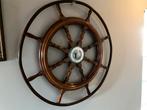 Origineel houten stuurwiel, Watersport en Boten, Bootonderdelen, Ophalen